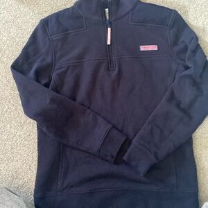 Navy zip up sweatshirt xxs